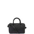 Saint Laurent Tote Duffle in Black, Calfskin Leather — Front View