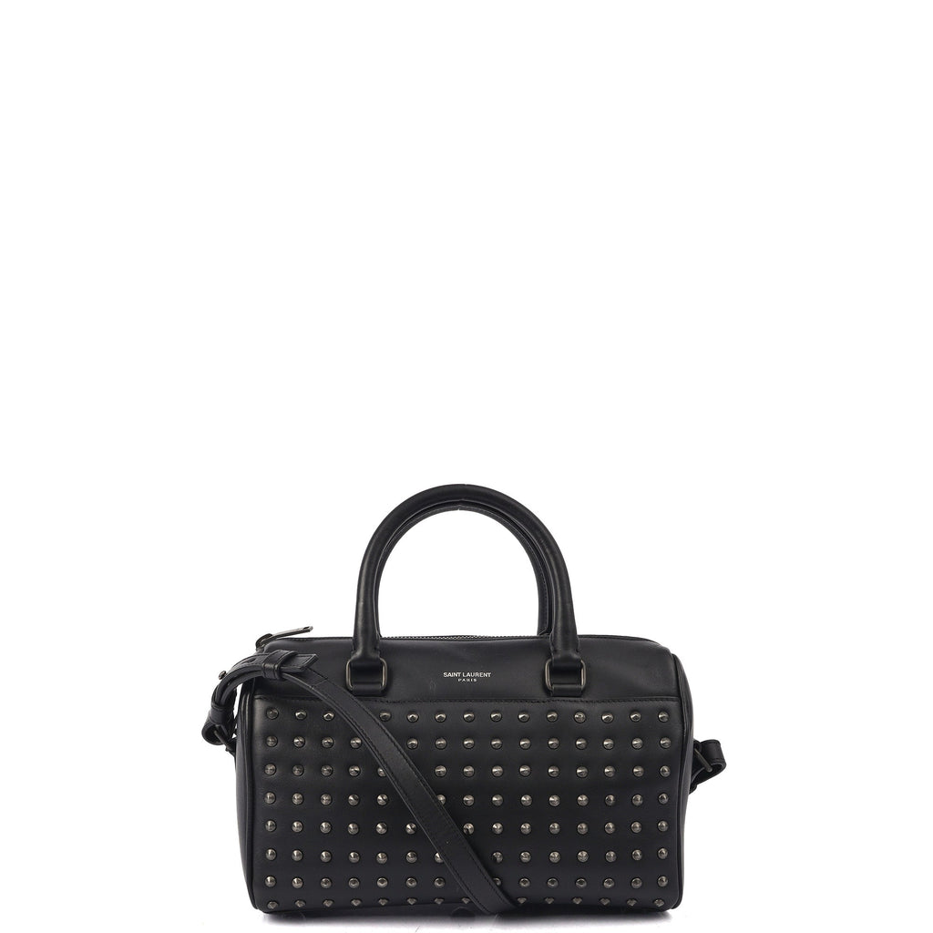 Saint Laurent Tote Duffle in Black, Calfskin Leather — Alternate View 7