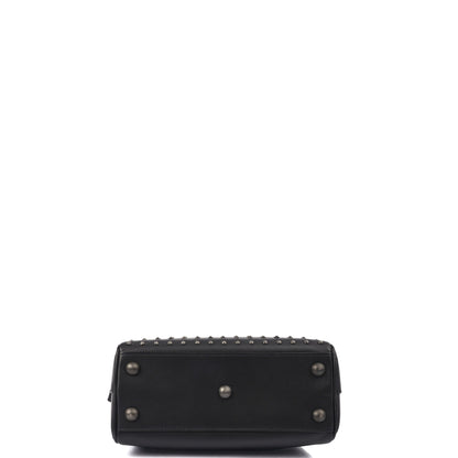 Saint Laurent Tote Duffle in Black, Calfskin Leather — Alternate View 10