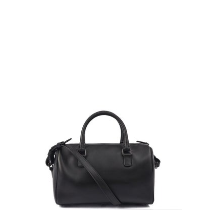 Saint Laurent Tote Duffle in Black, Calfskin Leather — Alternate View 9