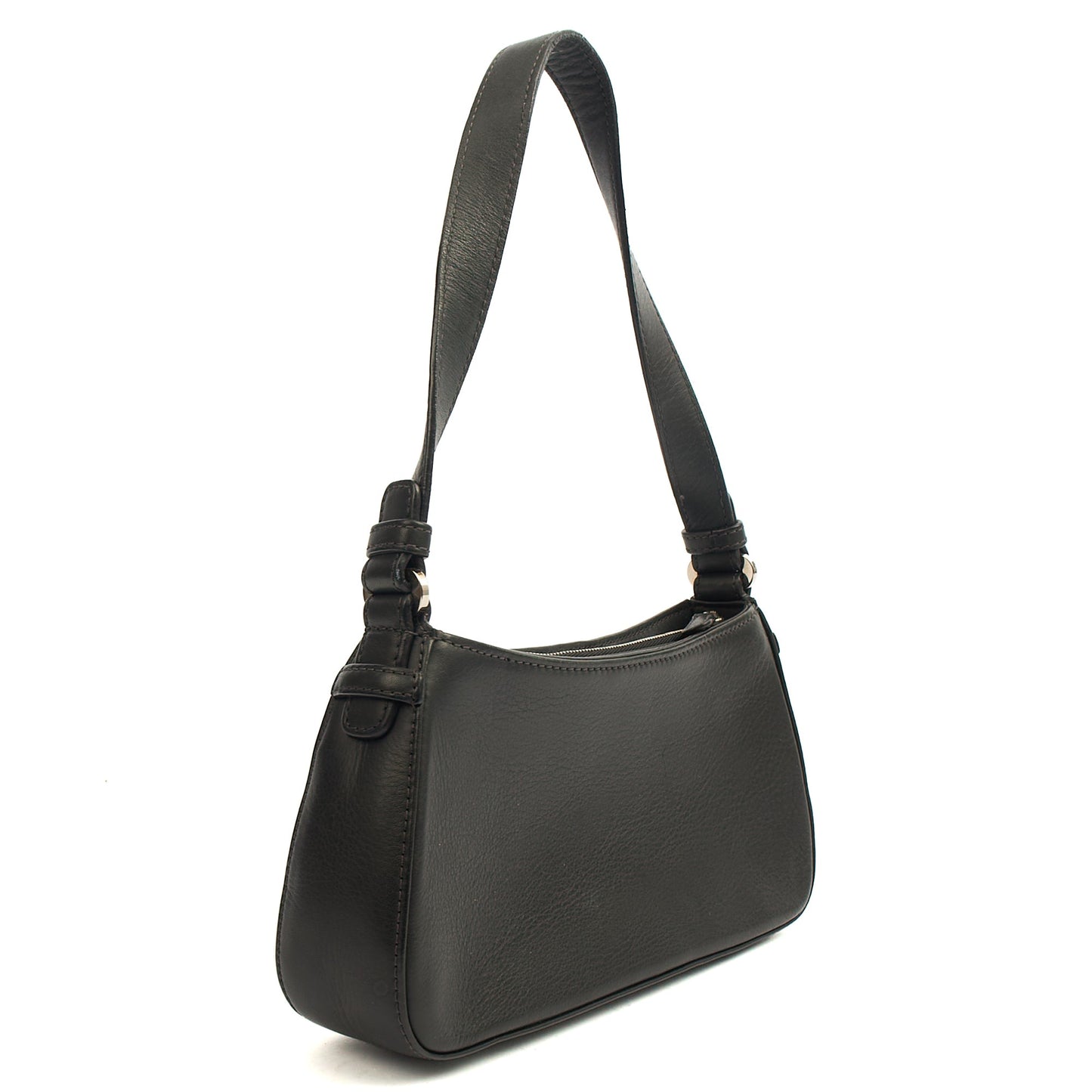 Loewe Shoulder Bag Shoulder Bag in Black, Leather — Side View