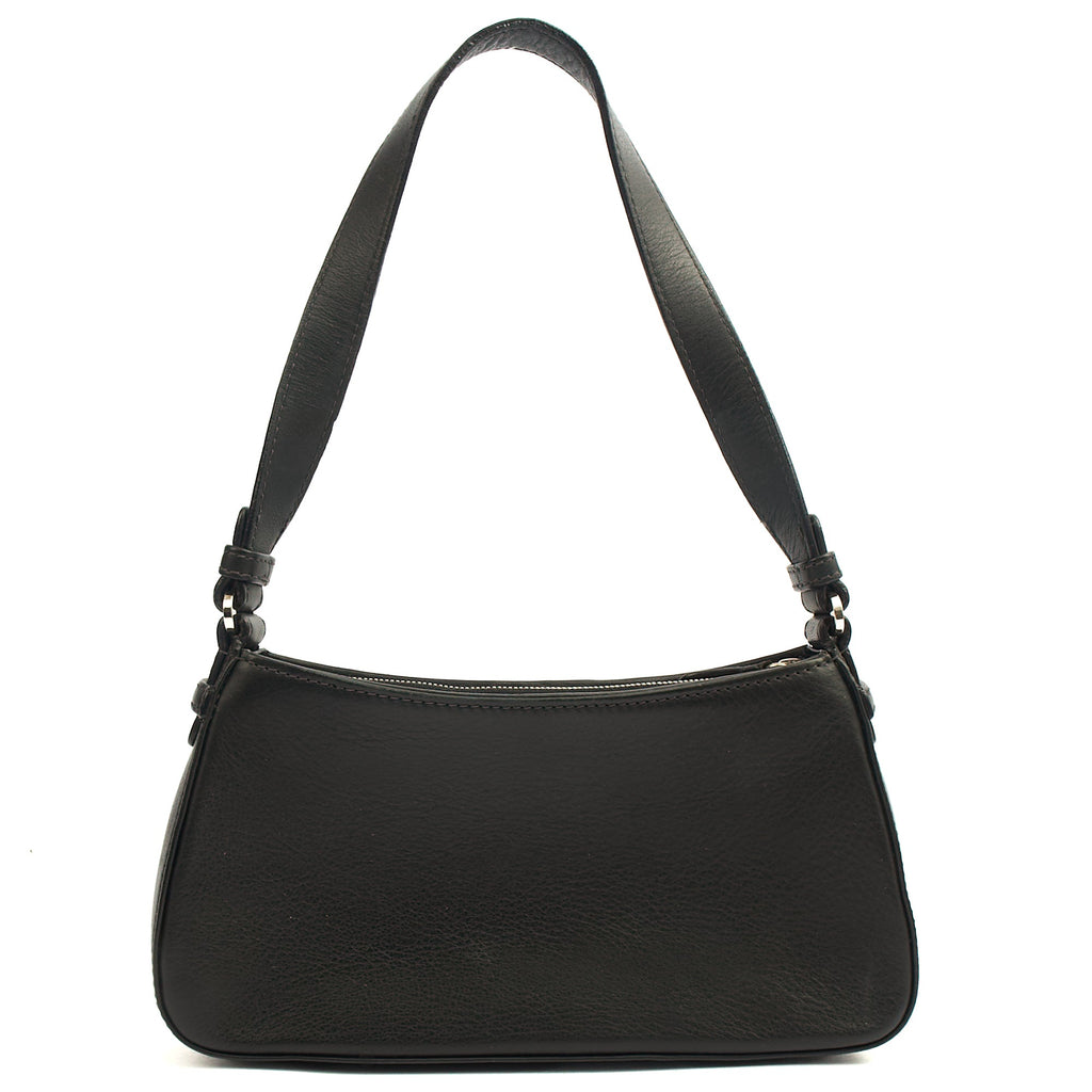 Loewe Shoulder Bag Shoulder Bag in Black, Leather — Back View