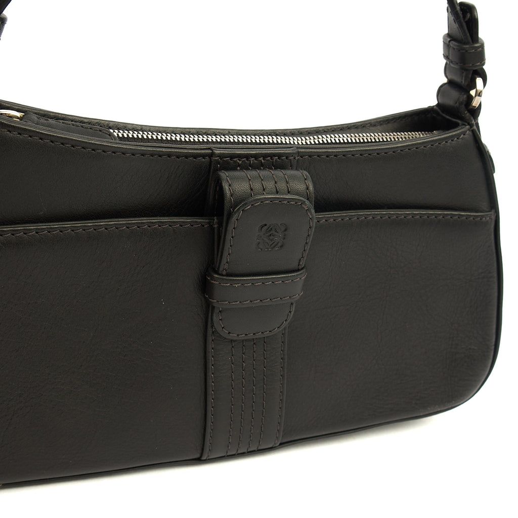 Loewe Shoulder Bag Shoulder Bag in Black, Leather — Lifestyle View