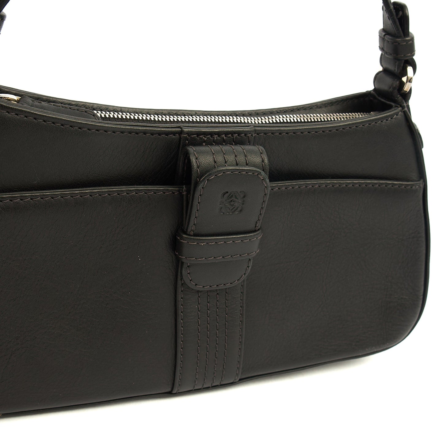 Loewe Shoulder Bag Shoulder Bag in Black, Leather — Lifestyle View