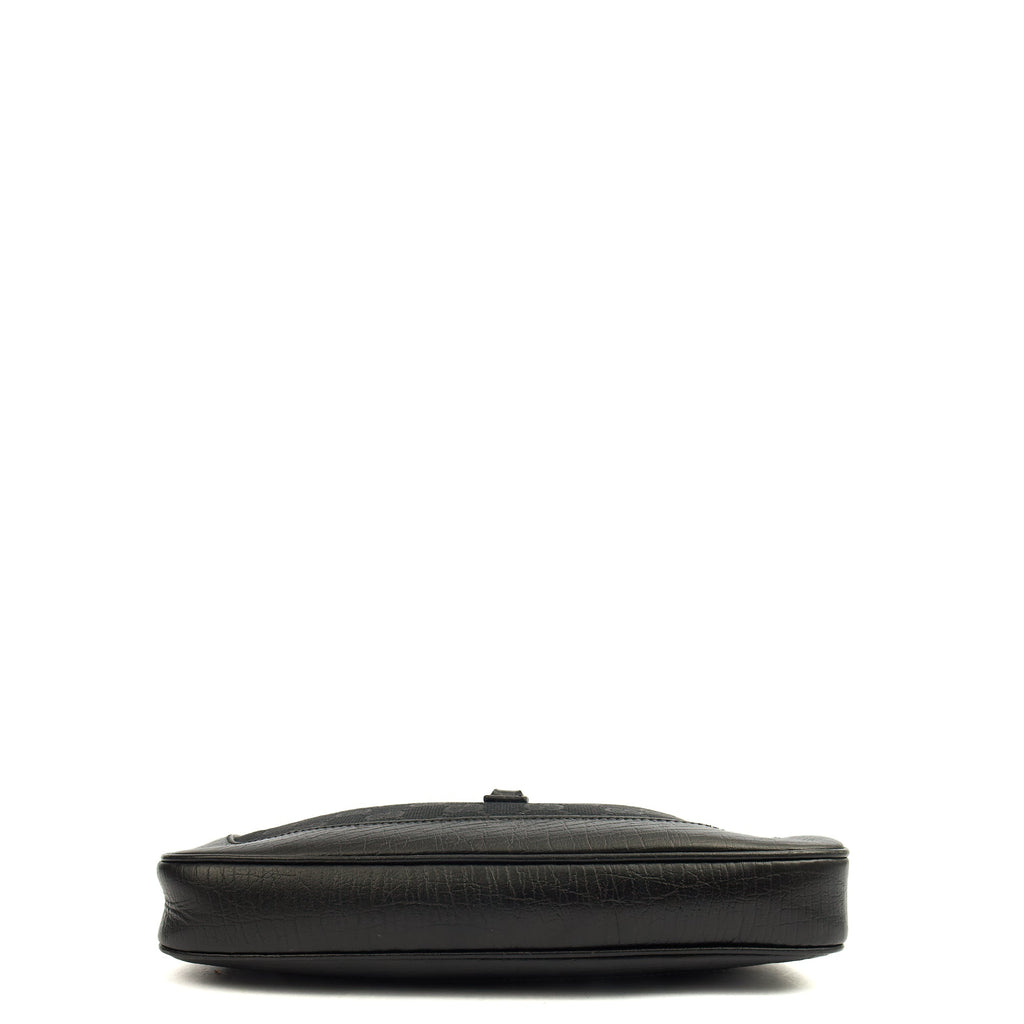 Gucci Shoulder Bag Jackie- Small in Black, GG Canvas — Lifestyle View
