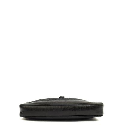 Gucci Shoulder Bag Jackie- Small in Black, GG Canvas — Lifestyle View
