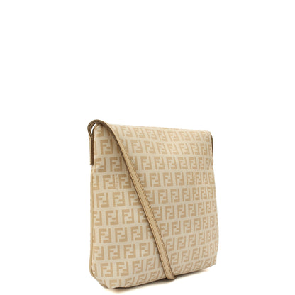Fendi Cross Body Zucca Messenger in Zucca FF, Canvas — Alternate View 9
