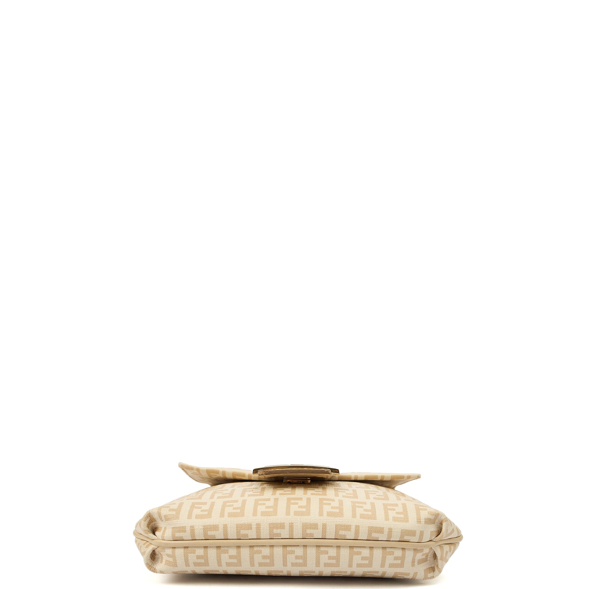 Fendi Cross Body Zucca Messenger in Zucca FF, Canvas — Top View
