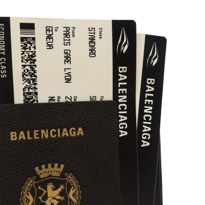 Balenciaga Bag Charm Zip Wallet in Black, Leather — Alternate View 12