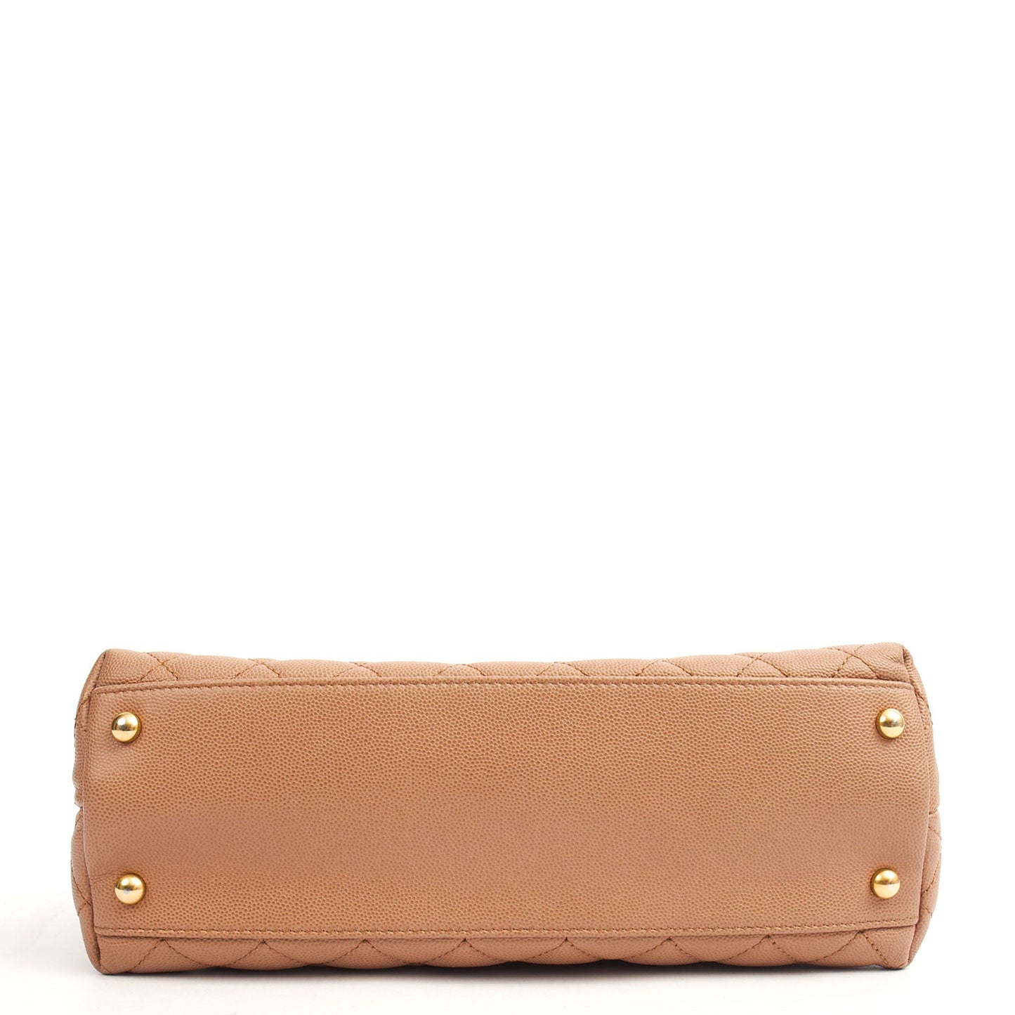 Chanel Top Handle Coco Handle- Medium  in Cream, Caviar Leather — Alternate View 7