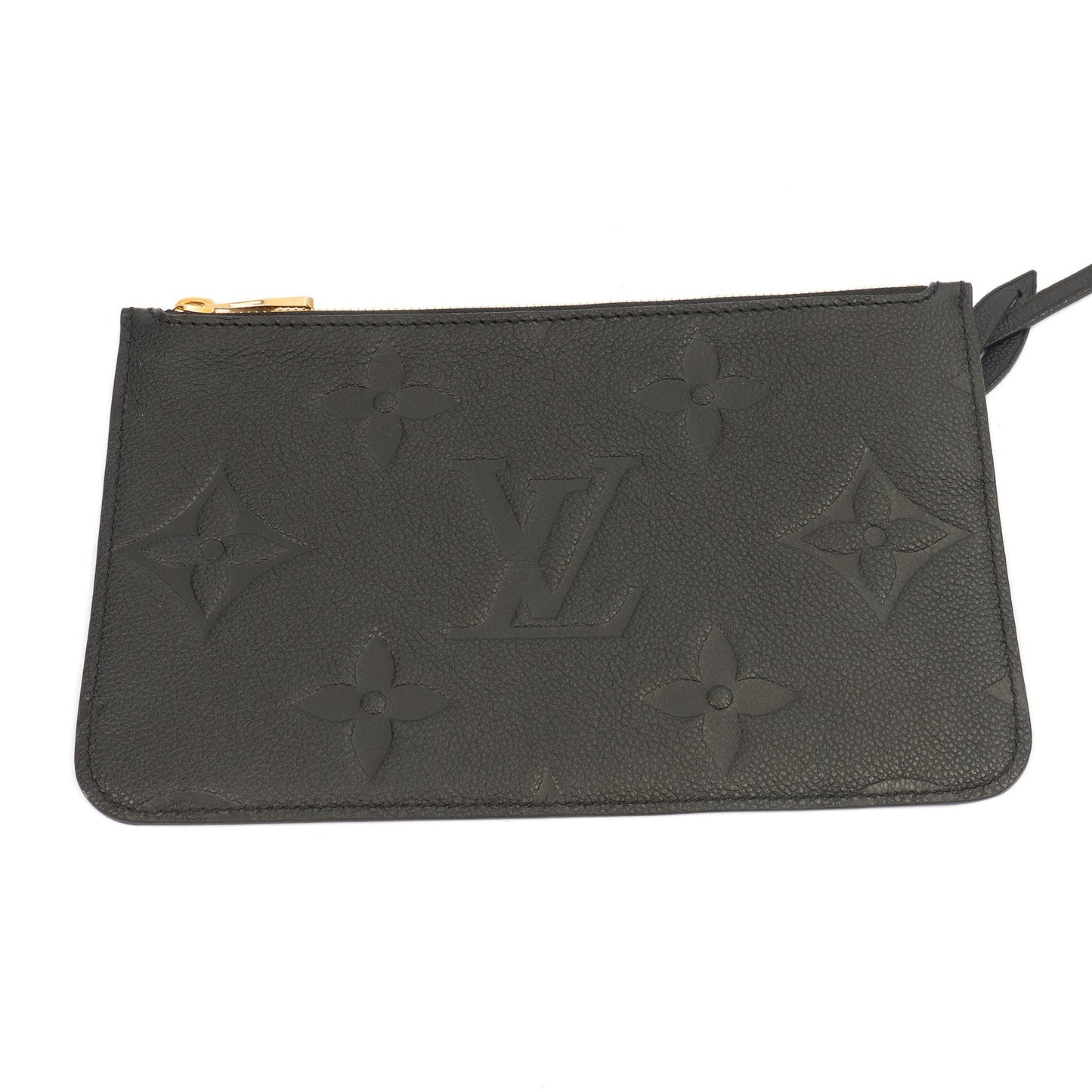 Louis Vuitton Tote Neverfull MM in Black, Empreinte Leather — Alternate View 13