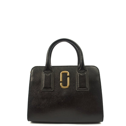Marc Jacobs Tote Little Big Shot Tote in Black, Leather — Alternate View 8