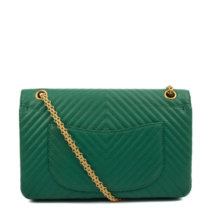 Chanel Shoulder Bag 2.55 Reissue - Medium in Green — Alternate View 14