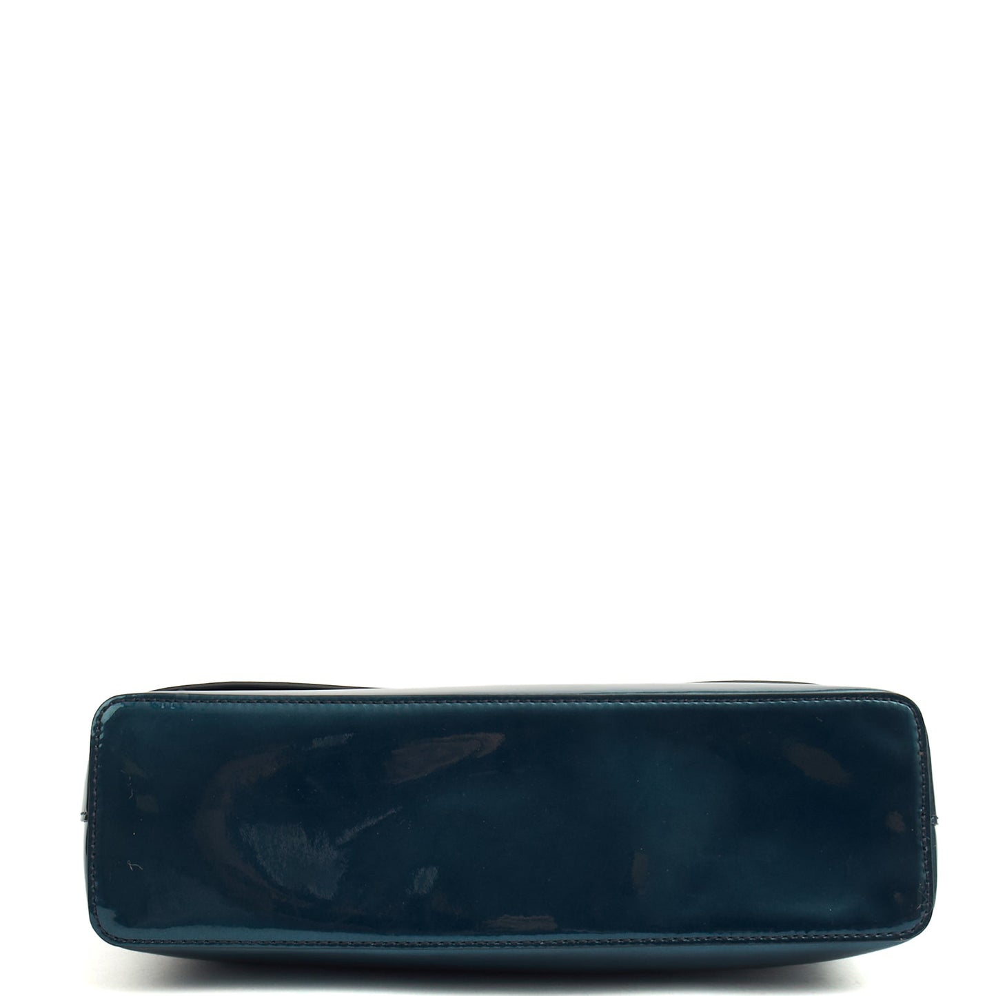 Mulberry Clutch Postman's Lock Pouch in Blue, Patent Leather — Alternate View 10