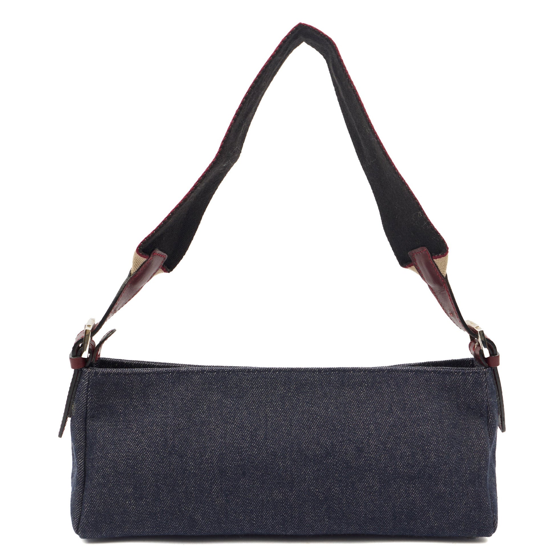 Burberry Shoulder Bag Shoulder Bag in Blue, Fabric — Alternate View 9