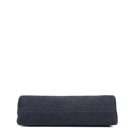 Burberry Shoulder Bag Shoulder Bag in Blue, Fabric — Top View