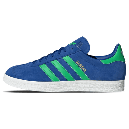 adidas Gazelle 'Royal Blue Energy Green' — UK 3.5 | EU 36 | US 4 — Front View