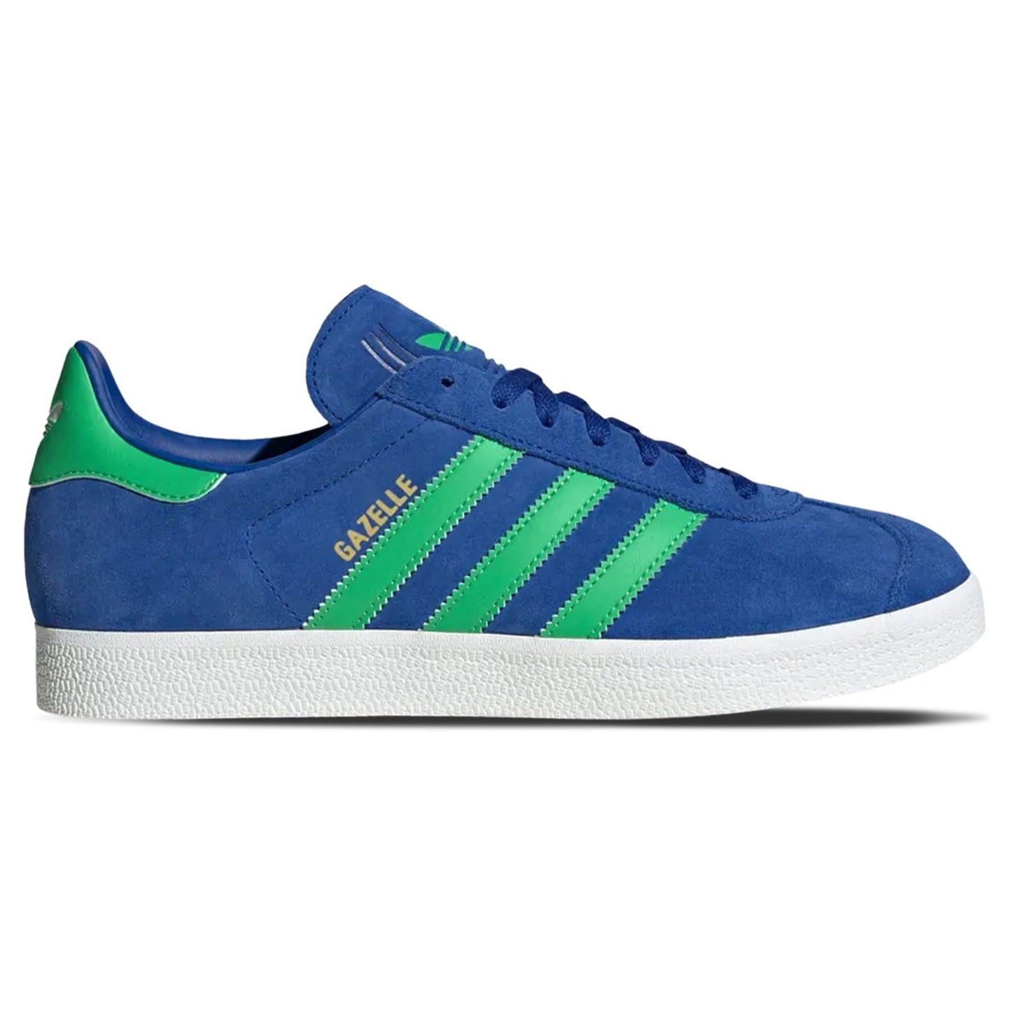 adidas Gazelle 'Royal Blue Energy Green' — UK 3.5 | EU 36 | US 4 — Side View