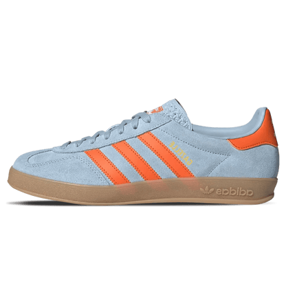Adidas Gazelle Indoor 'Wonder Blue Orange' — UK 3.5 | EU 36 | US 4 — Front View