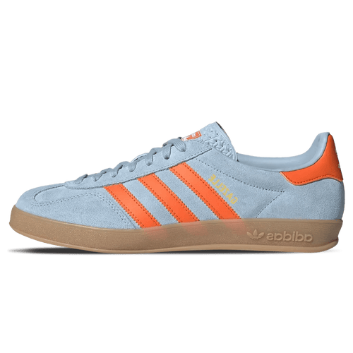Adidas Gazelle Indoor 'Wonder Blue Orange' — UK 3.5 | EU 36 | US 4 — Front View