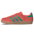 Adidas Gazelle Indoor 'Preloved Scarlet Court Green' — UK 3.5 | EU 36 | US 4 — Front View