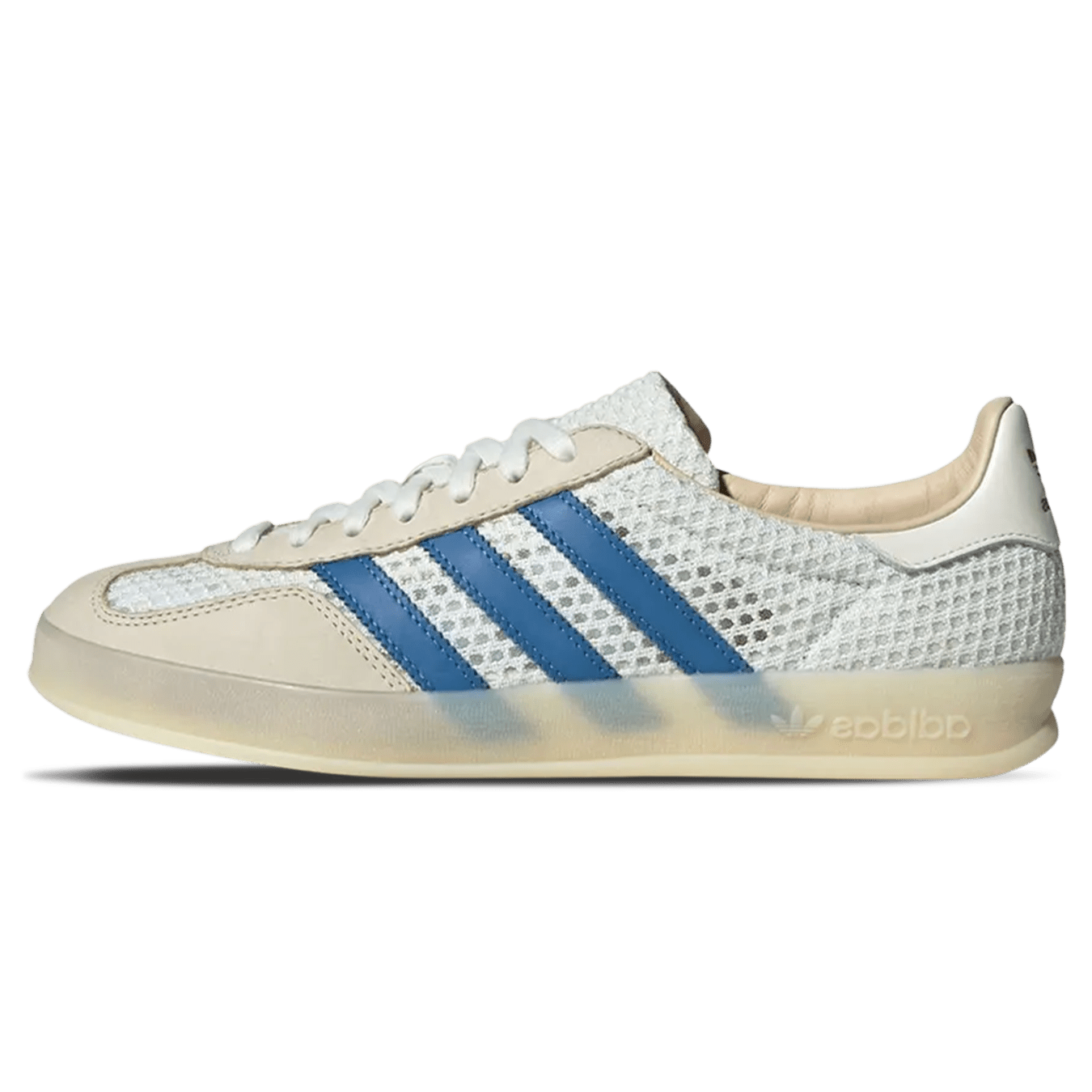 Adidas Gazelle Indoor 'Off White Focus Blue' — UK 3.5 | EU 36 | US 4 — Front View