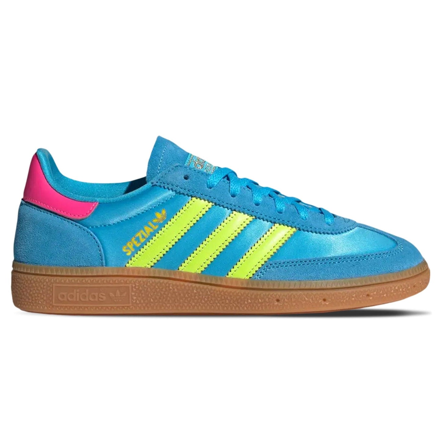 adidas Handball Spezial Wmns 'Sky Rush Solar Yellow Satin' — UK 3.5 | EU 36 | US 5.5 — Side View