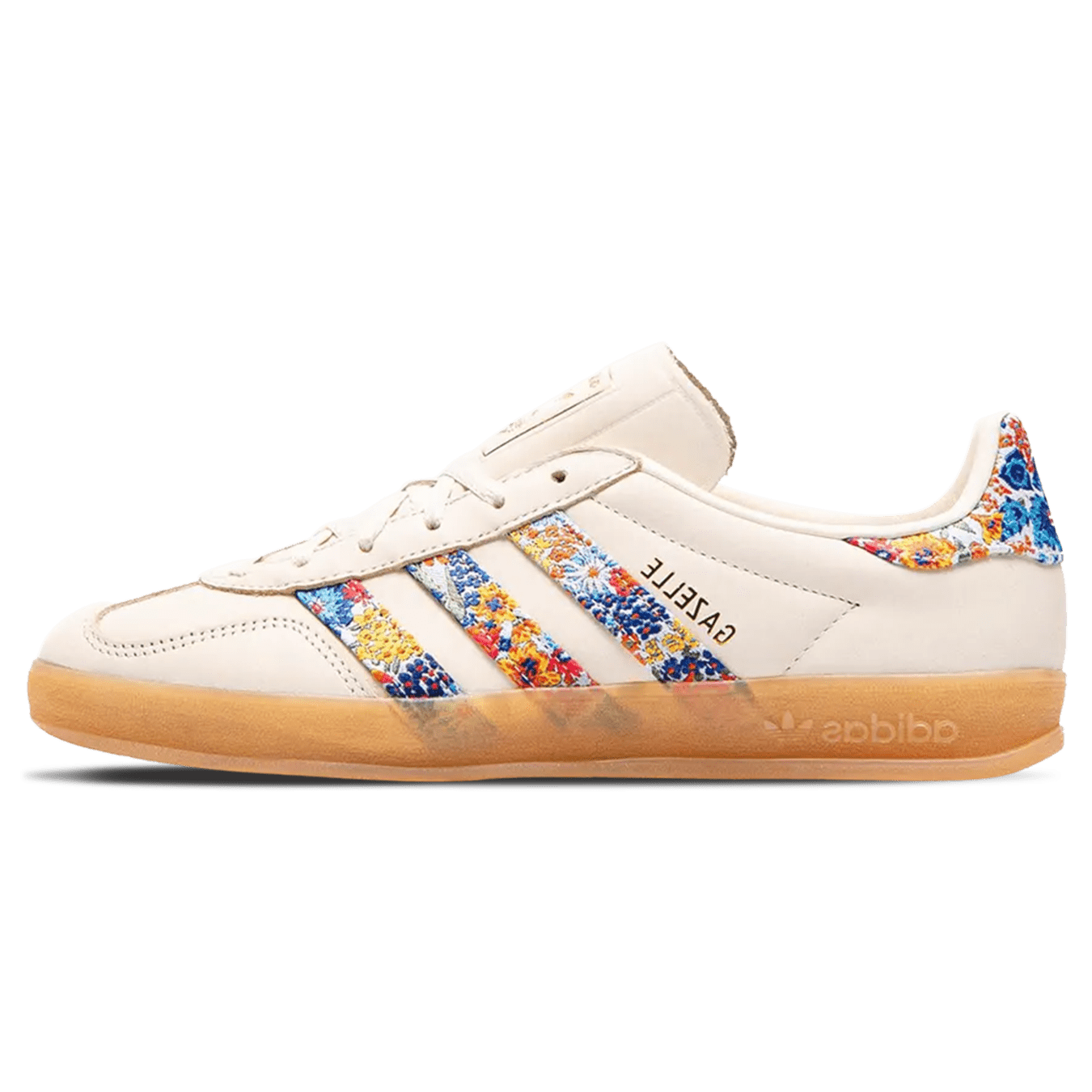 Liberty London x adidas Gazelle Indoor Wmns 'Floral Embroidery - Off White' — UK 3.5 | EU 36 | US 5.5 — Front View