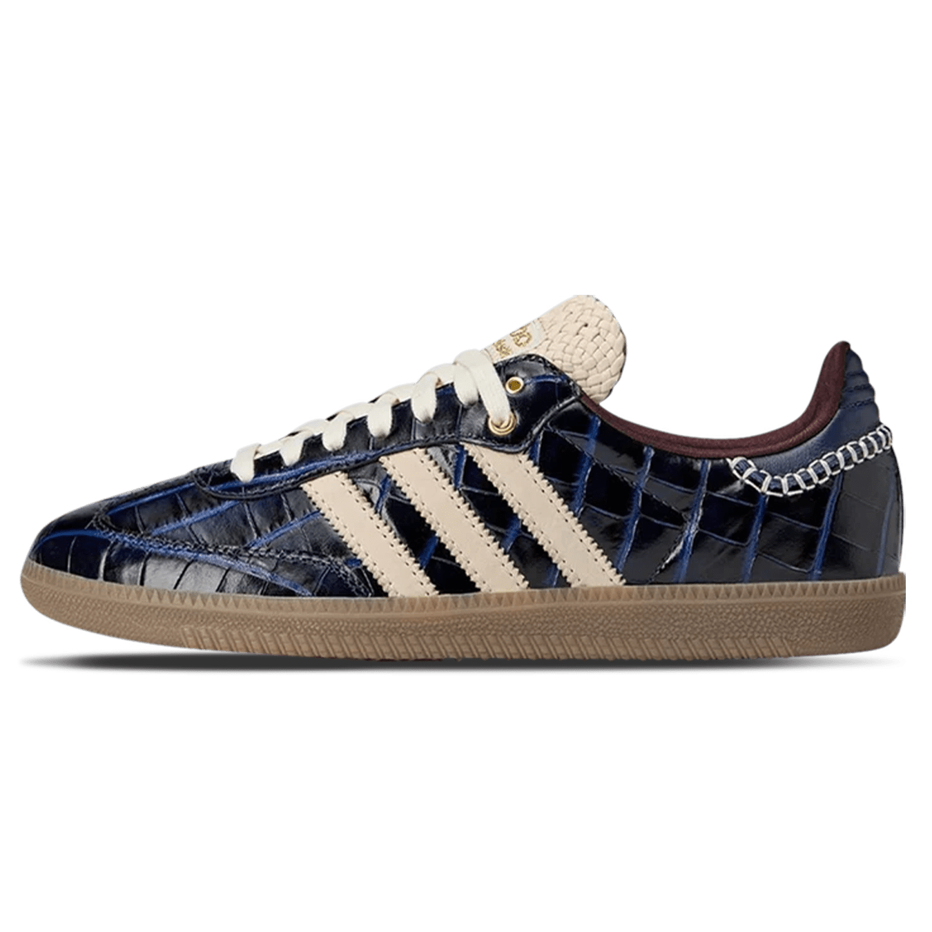 Wales Bonner x adidas Samba OG 'Croc - Collegiate Navy' — UK 3.5 | EU 36 | US 4 — Front View