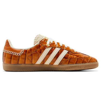 Wales Bonner x adidas Samba OG 'Croc - Night Brown' — UK 3.5 | EU 36 | US 4 — Side View