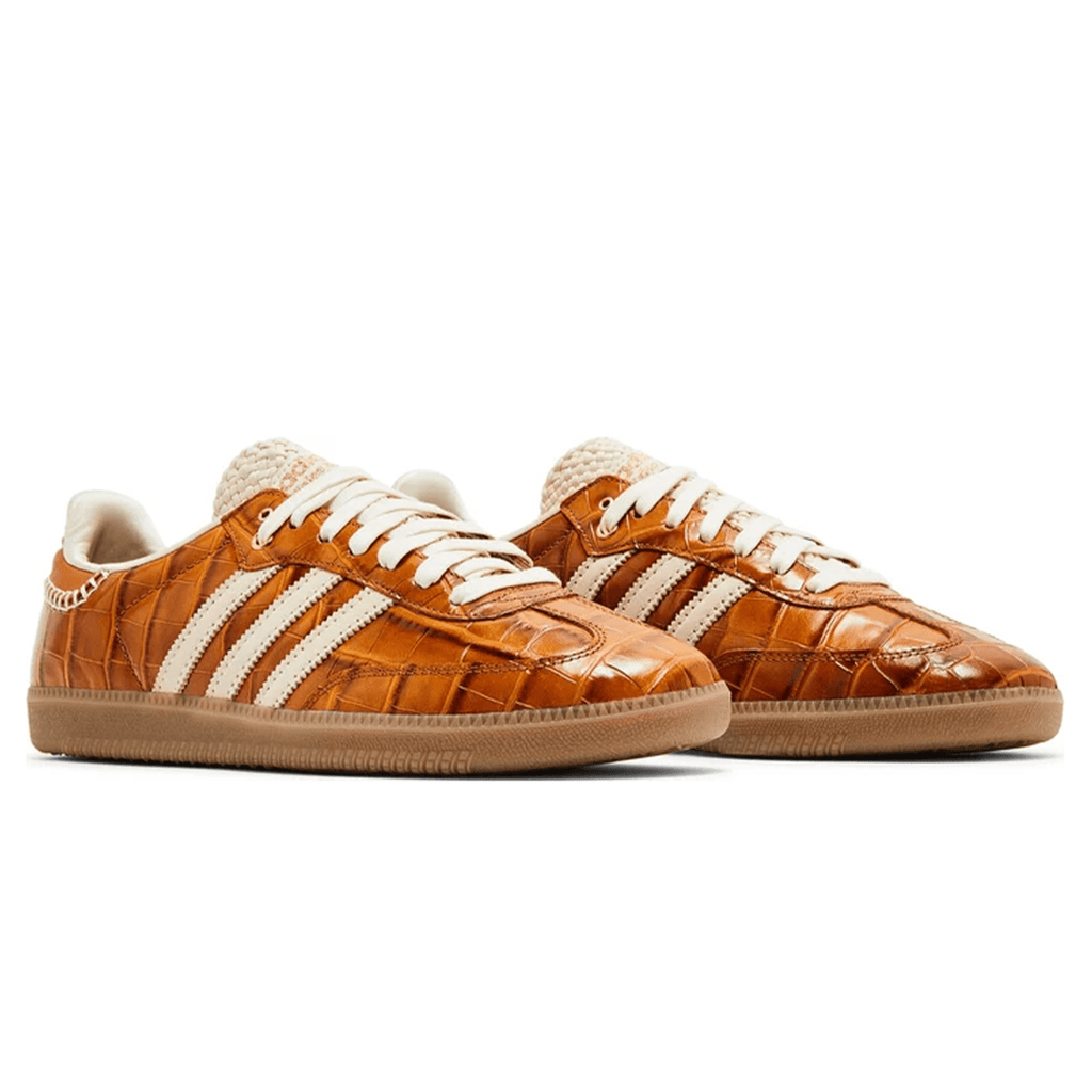Wales Bonner x adidas Samba OG 'Croc - Night Brown' — UK 3.5 | EU 36 | US 4 — Back View