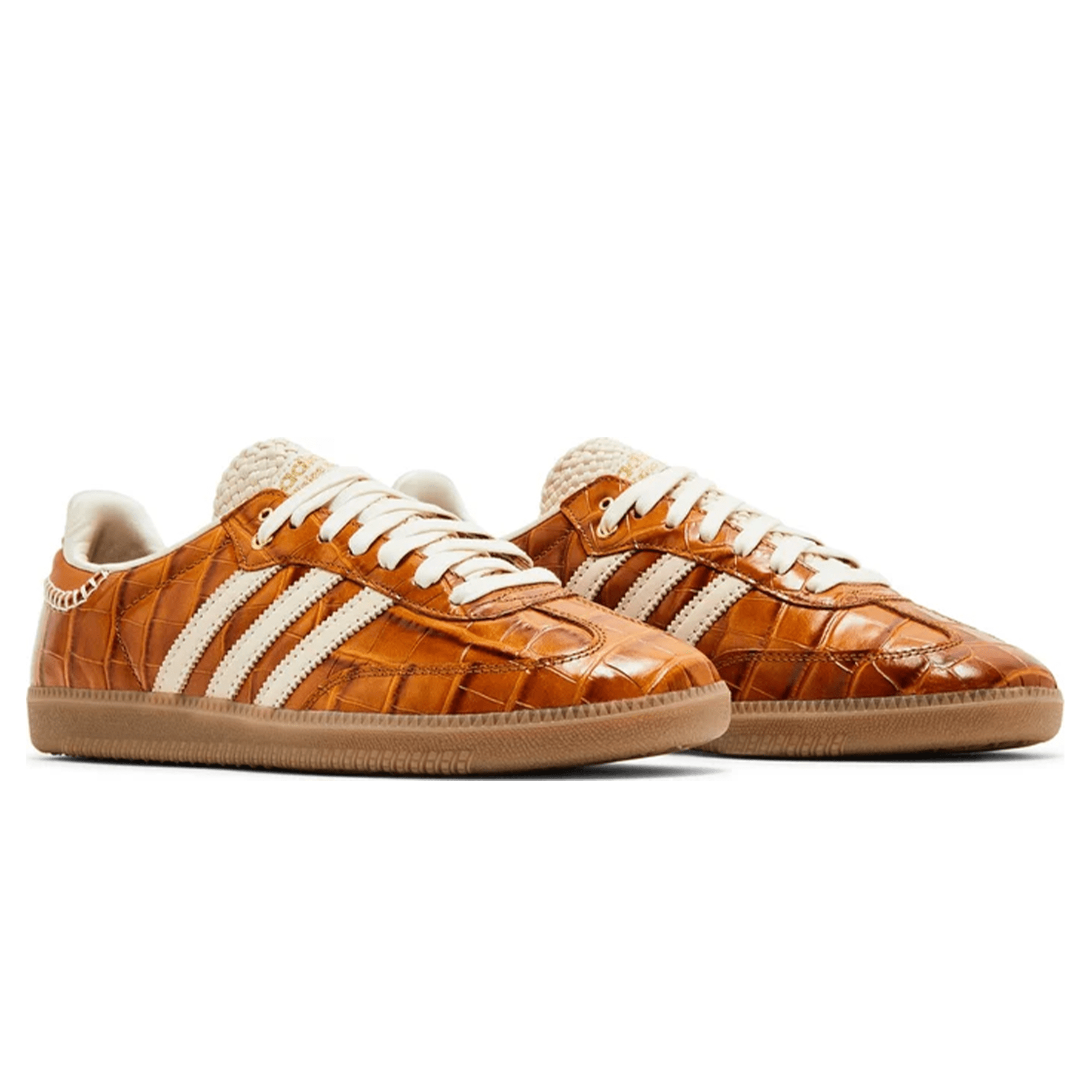 Wales Bonner x adidas Samba OG 'Croc - Night Brown' — UK 3.5 | EU 36 | US 4 — Back View