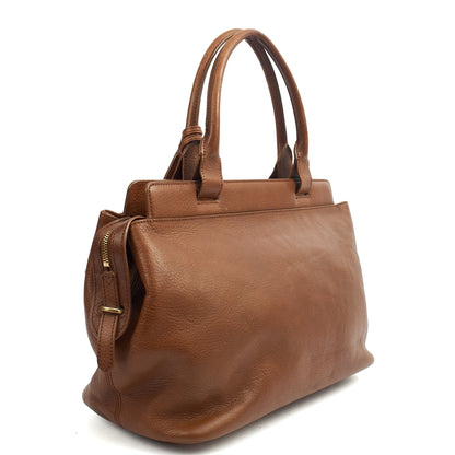 Mulberry Tote Tote in Oak, Calfskin Leather — Alternate View 17