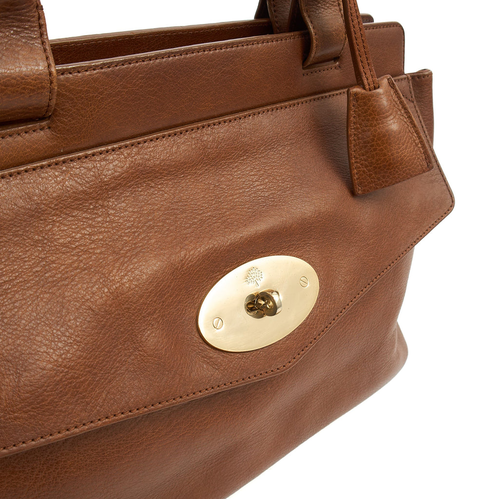 Mulberry Tote Tote in Oak, Calfskin Leather — Alternate View 20