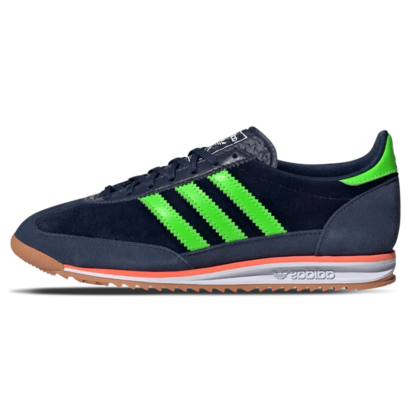 Adidas SL72 OG Wmns 'Night Indigo Green Velvet' — UK 3.5 | EU 36 | US 5.5 — Front View