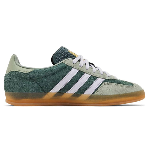 Adidas Gazelle Indoor 'Mineral Green Silver Dawn' — UK 3.5 | EU 36 | US 4 — Side View