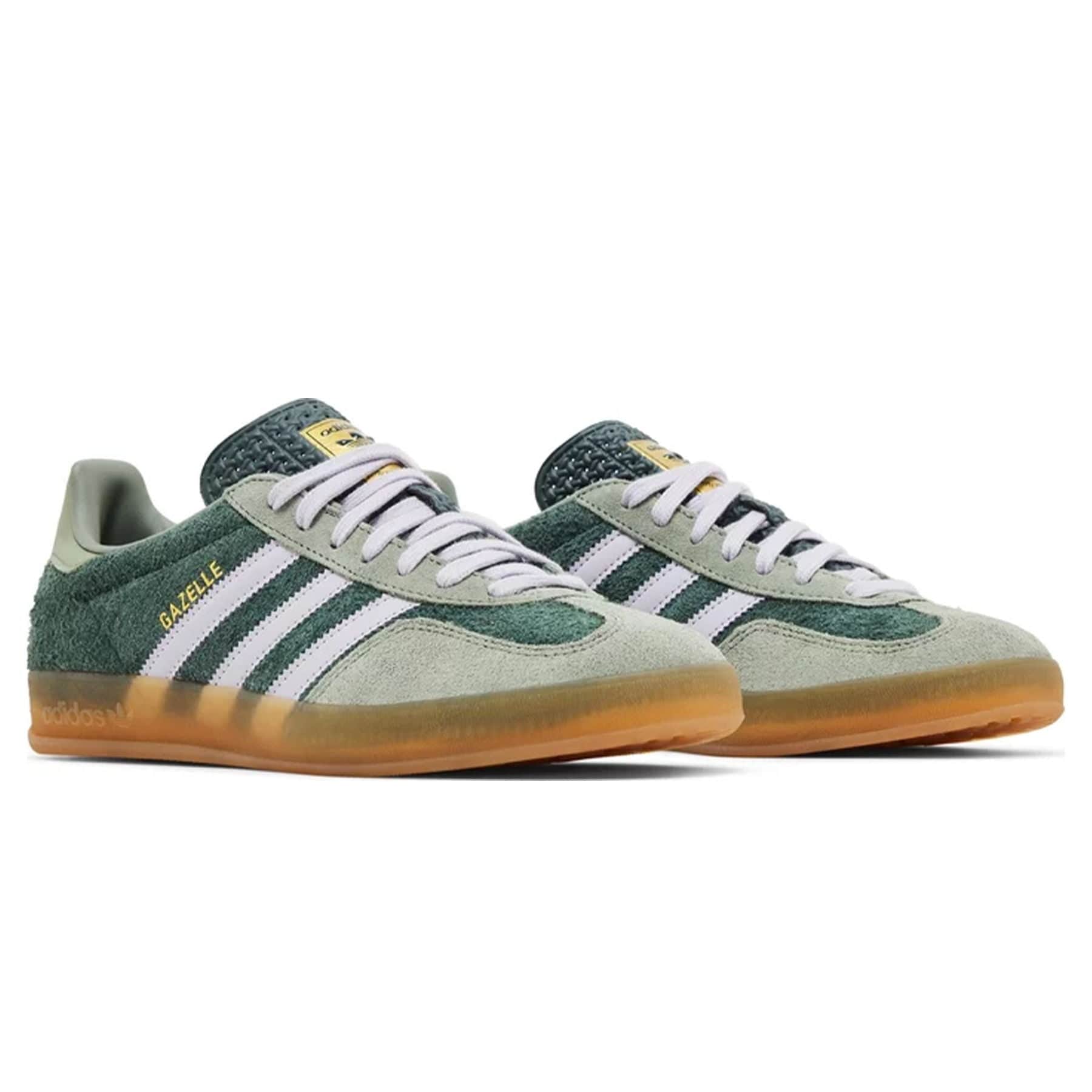 Adidas Gazelle Indoor 'Mineral Green Silver Dawn' — UK 3.5 | EU 36 | US 4 — Back View