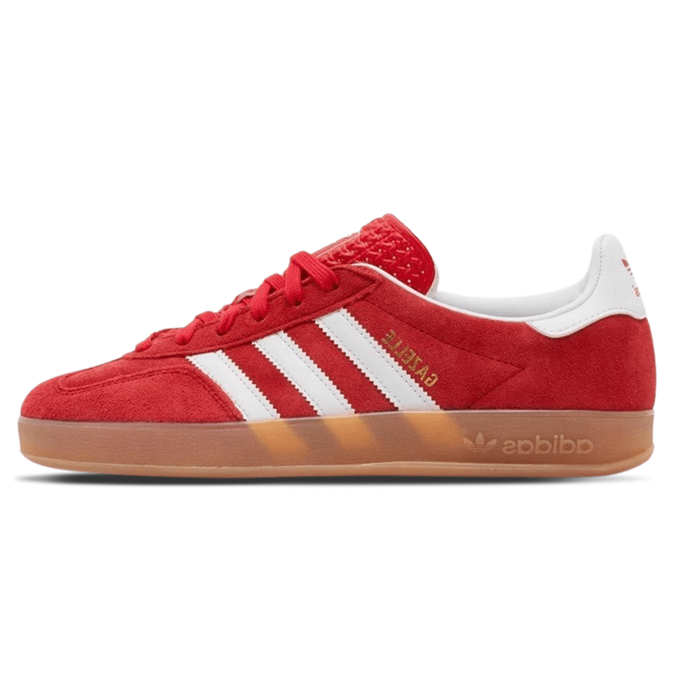 Adidas Gazelle Indoor 'Better Scarlet Gum' — UK 3.5 | EU 36 | US 4 — Front View