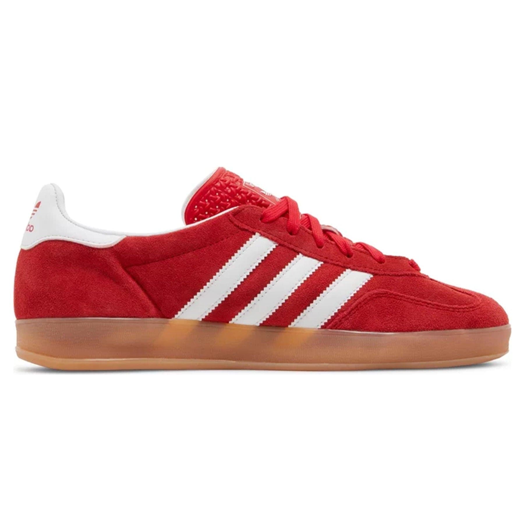 Adidas Gazelle Indoor 'Better Scarlet Gum' — UK 3.5 | EU 36 | US 4 — Side View