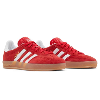 Adidas Gazelle Indoor 'Better Scarlet Gum' — UK 3.5 | EU 36 | US 4 — Top View