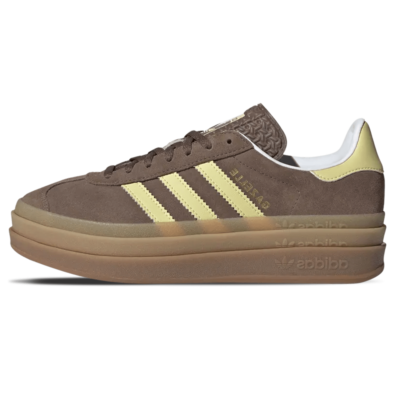 adidas Gazelle Bold Wmns 'Earth Strata Powder Yellow' — UK 3.5 | EU 36 | US 4 — Front View