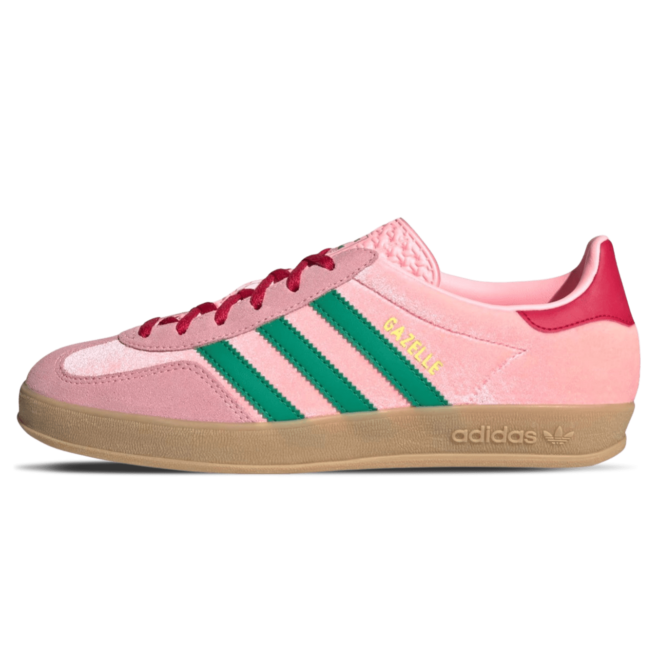 adidas Gazelle Indoor Wmns 'Glow Pink Court Green' — UK 3.5 | EU 36 | US 5.5 — Front View