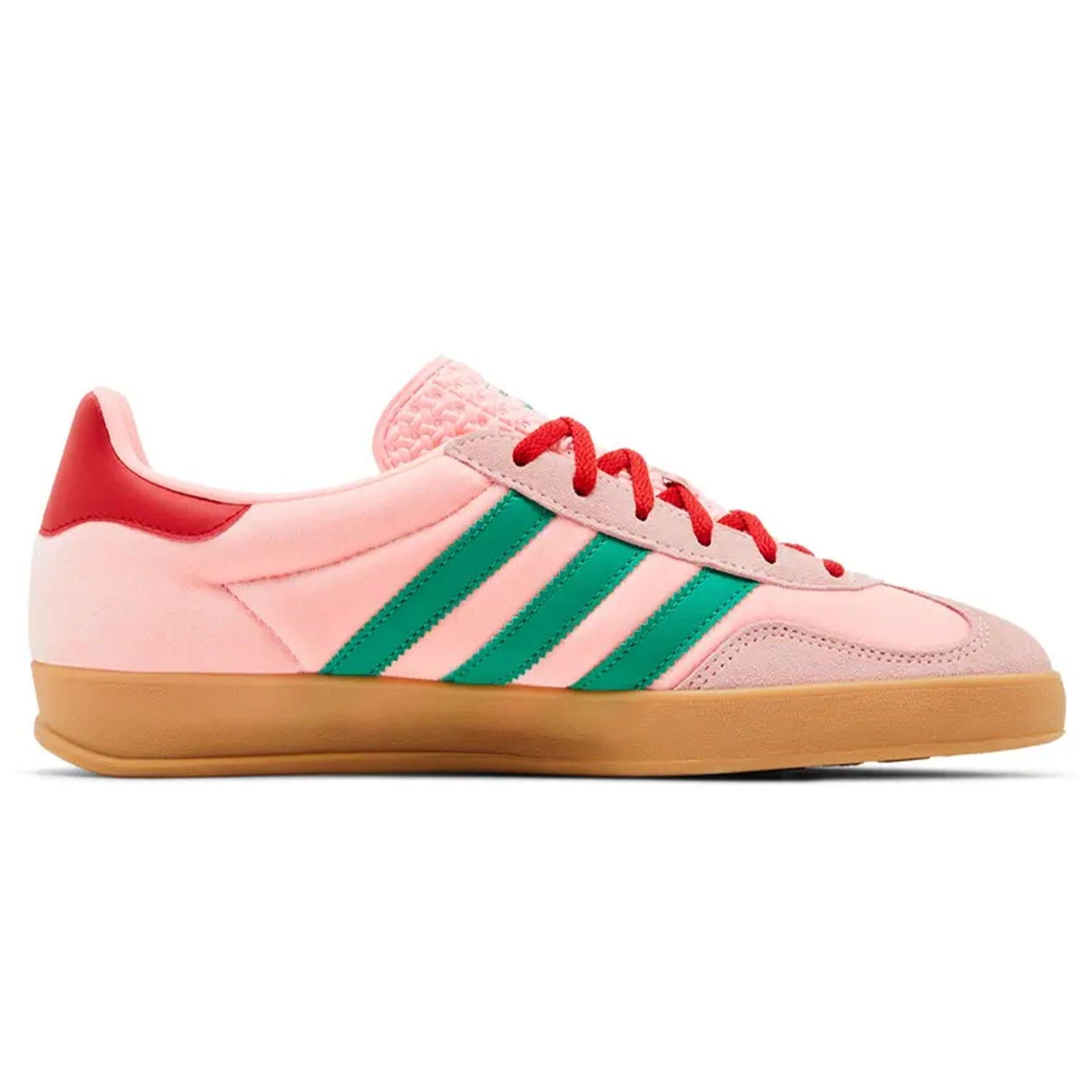 adidas Gazelle Indoor Wmns 'Glow Pink Court Green' — UK 3.5 | EU 36 | US 5.5 — Side View
