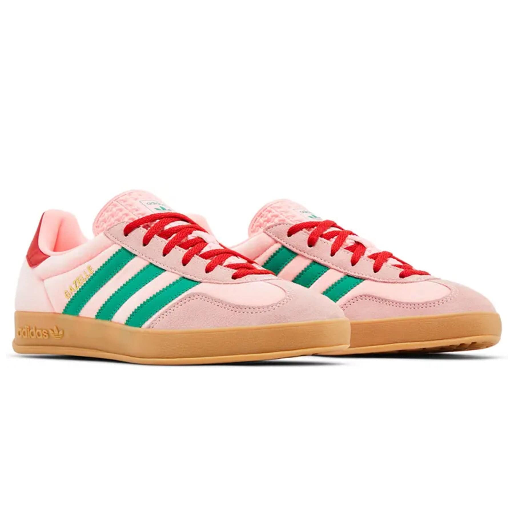 adidas Gazelle Indoor Wmns 'Glow Pink Court Green' — UK 3.5 | EU 36 | US 5.5 — Back View