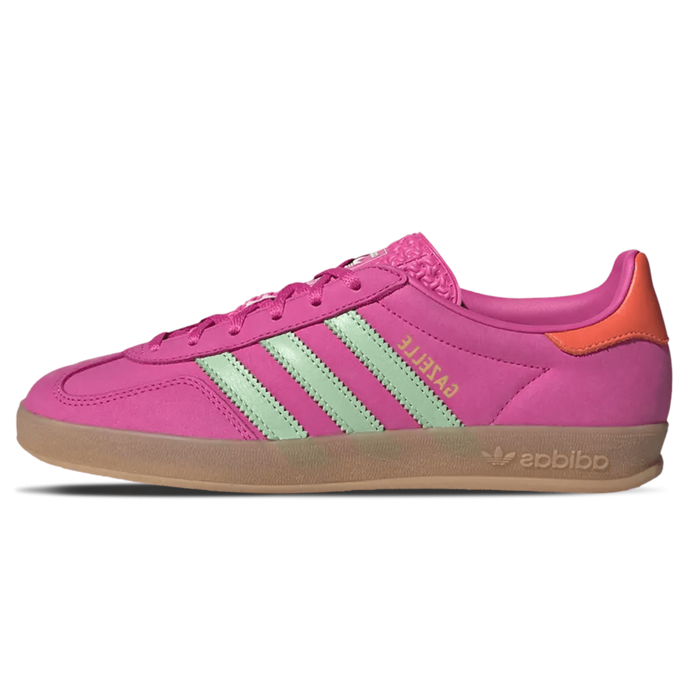 Adidas Gazelle Indoor 'Semi Lucid Fuchsia Green' — UK 3.5 | EU 36 | US 4 — Front View