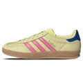 adidas Gazelle Indoor 'Powder Yellow Lucid Pink' — UK 3.5 | EU 36 | US 4 — Front View