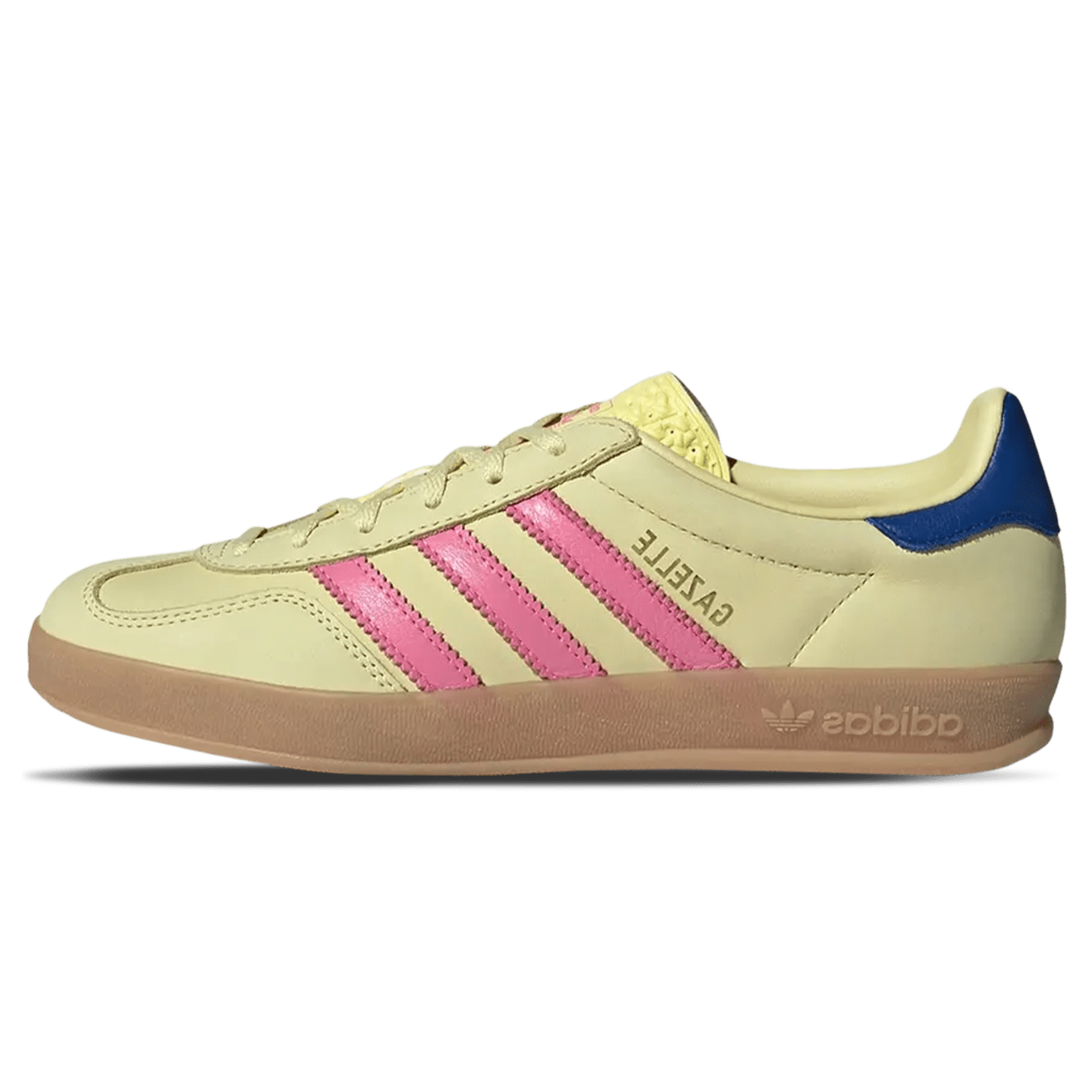 adidas Gazelle Indoor 'Powder Yellow Lucid Pink' — UK 3.5 | EU 36 | US 4 — Front View