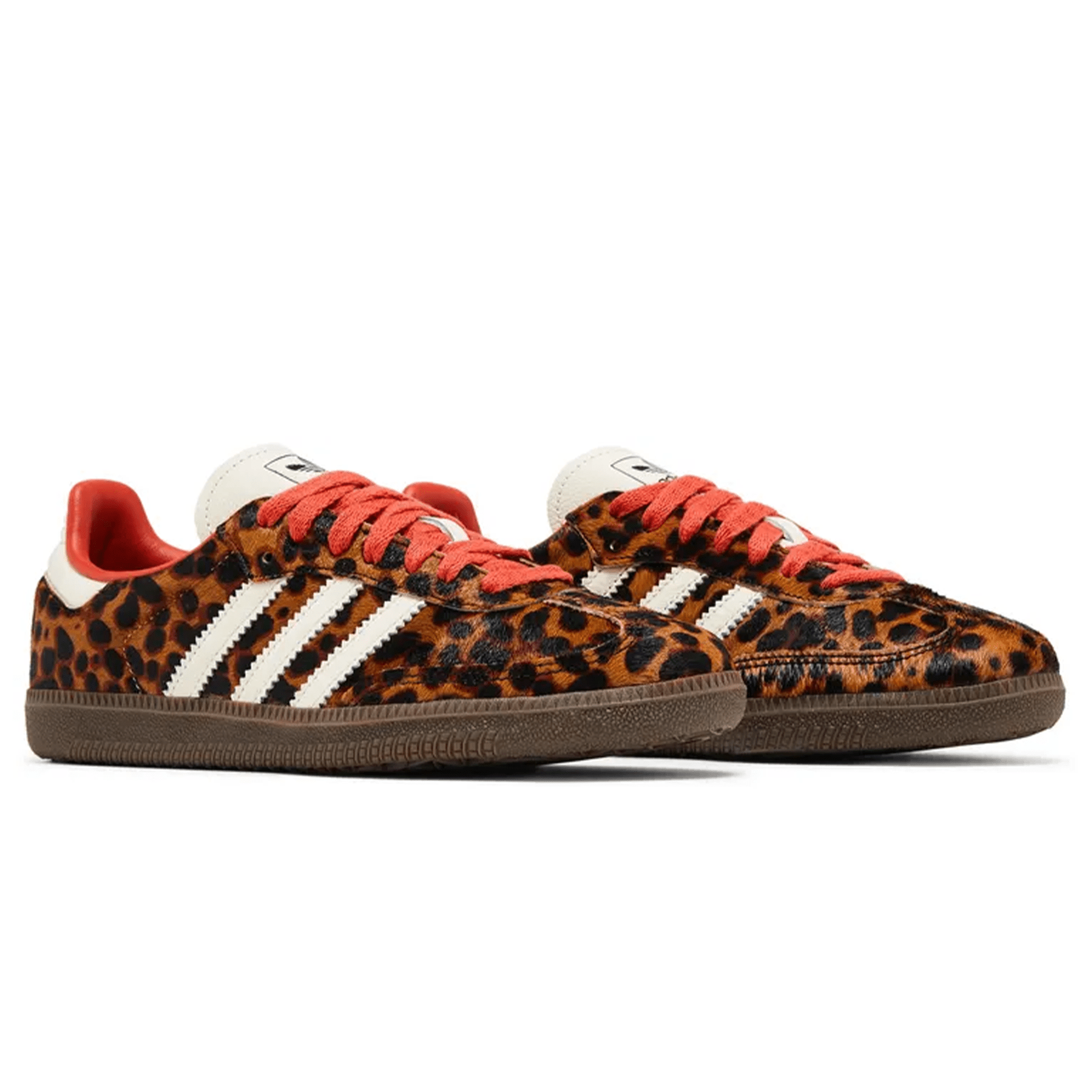 Adidas Samba OG Wmns 'Leopard Pack - Preloved Red' — UK 3.5 | EU 36 | US 5.5 — Back View