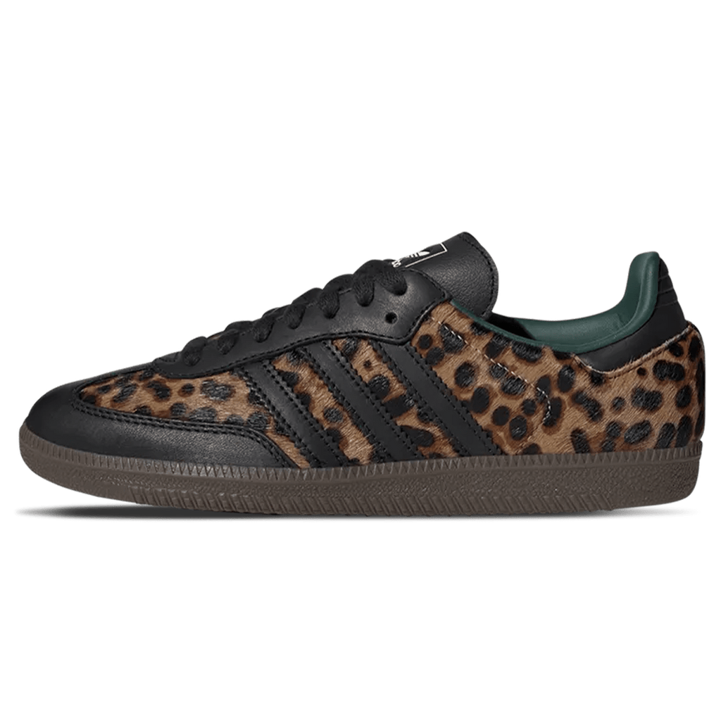 Adidas Samba OG Wmns 'Cheetah Pack - Collegiate Green' — UK 3.5 | EU 36 | US 5.5 — Front View