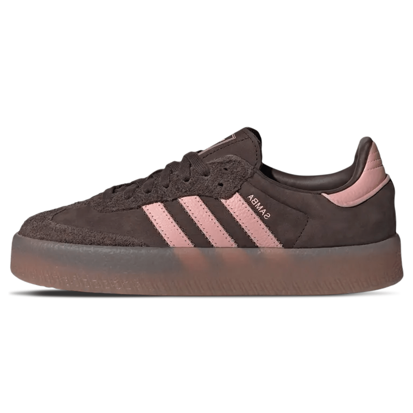 Adidas Sambae Wmns 'Dark Brown Wonder Mauve' — UK 3.5 | EU 36 | US 5.5 — Front View